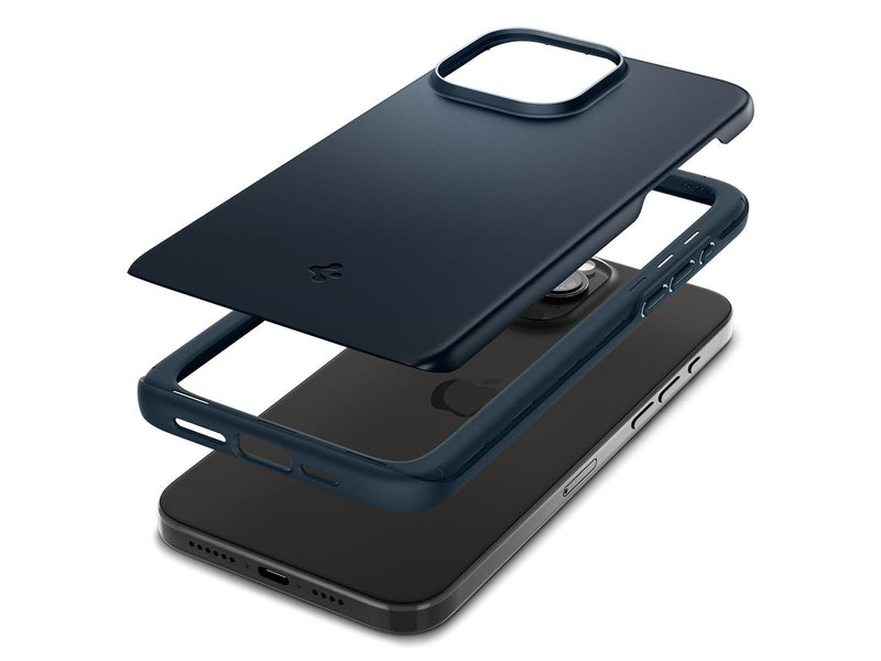 Spigen Thin Fit - metal slate - iPhone 15 Pro Max