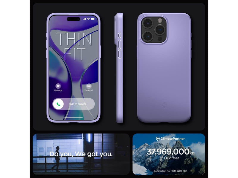Spigen Thin Fit - iris purple - iPhone 15 Pro Max