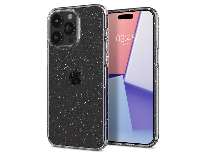 Spigen Liquid Crystal Glitter - crystal quartz - iPhone 15 Pro Max