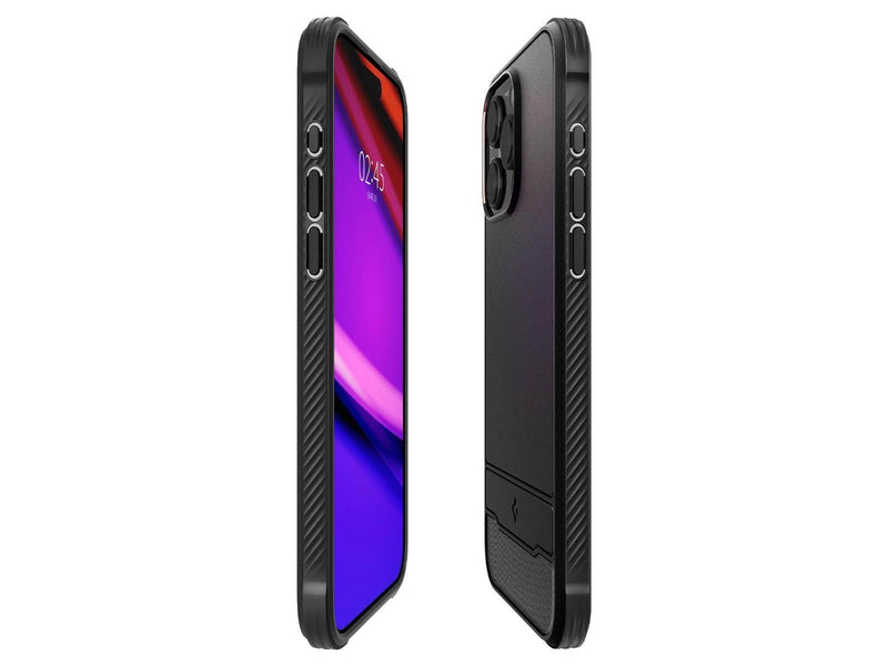 Spigen Rugged Armor MagSafe - matte black - iPhone 15 Pro Max