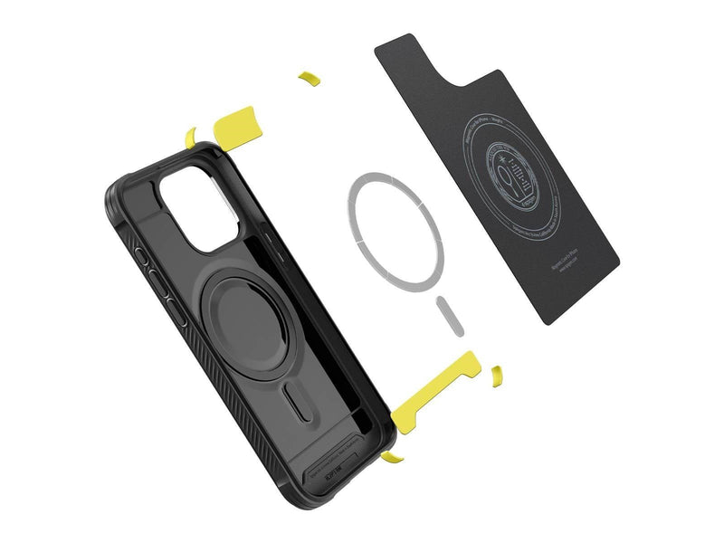 Spigen Rugged Armor MagSafe - matte black - iPhone 15 Pro Max