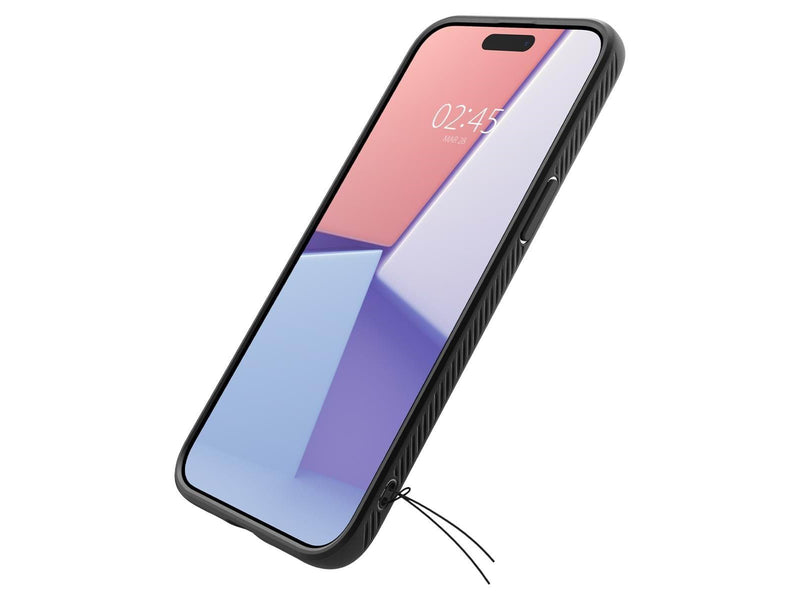 Spigen Liquid Air - matte black - iPhone 15 Pro Max