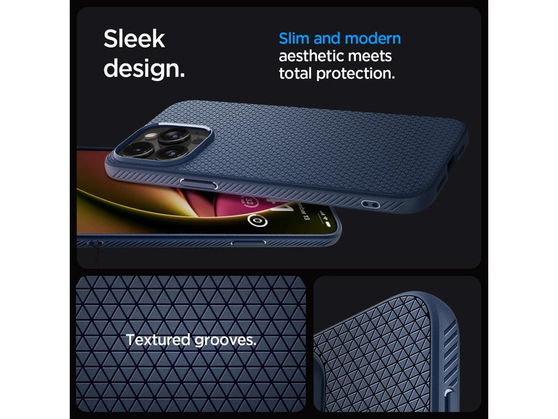 Spigen Liquid Air - navy blue - iPhone 15 Pro Max
