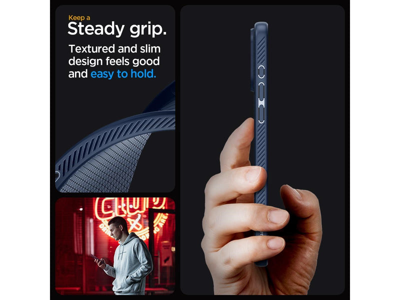 Spigen Liquid Air - navy blue - iPhone 15 Pro Max
