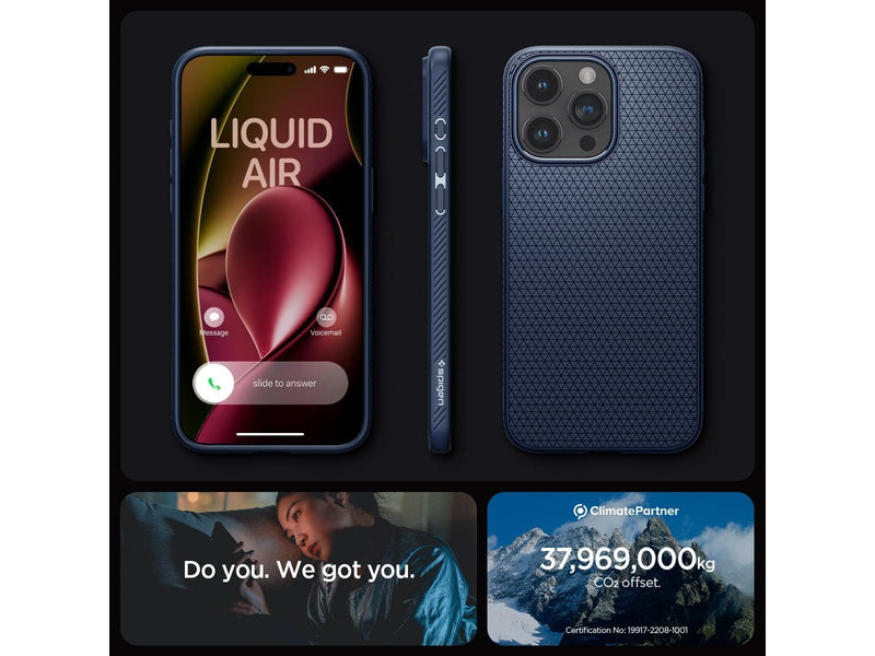 Spigen Liquid Air - navy blue - iPhone 15 Pro Max