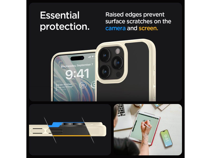 Spigen Ultra Hybrid - mute beige - iPhone 15 Pro Max