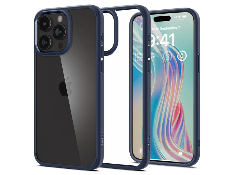 Spigen Ultra Hybrid - navy blue - iPhone 15 Pro Max