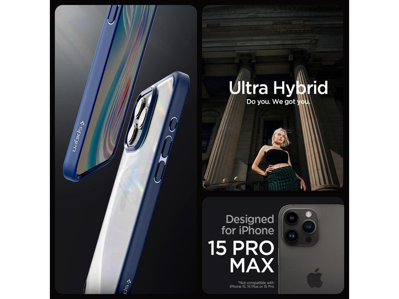 Spigen Ultra Hybrid - navy blue - iPhone 15 Pro Max
