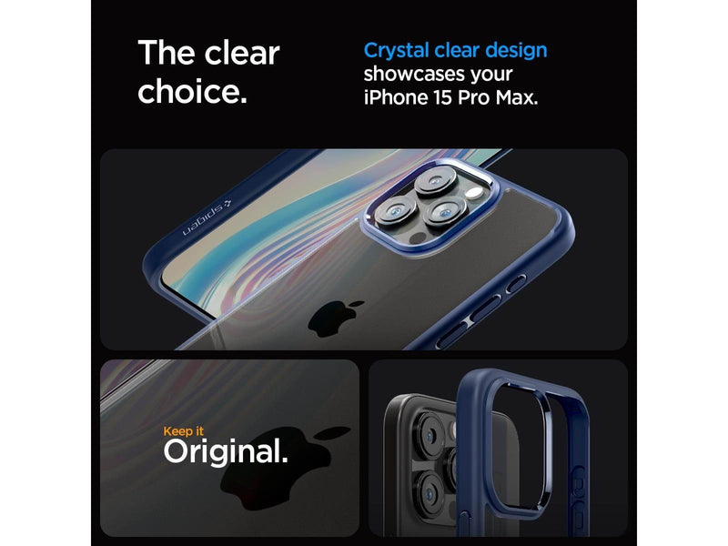 Spigen Ultra Hybrid - navy blue - iPhone 15 Pro Max