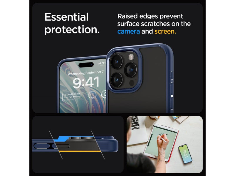 Spigen Ultra Hybrid - navy blue - iPhone 15 Pro Max