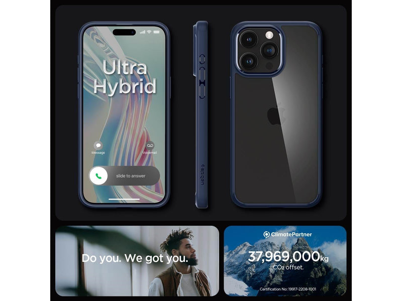Spigen Ultra Hybrid - navy blue - iPhone 15 Pro Max