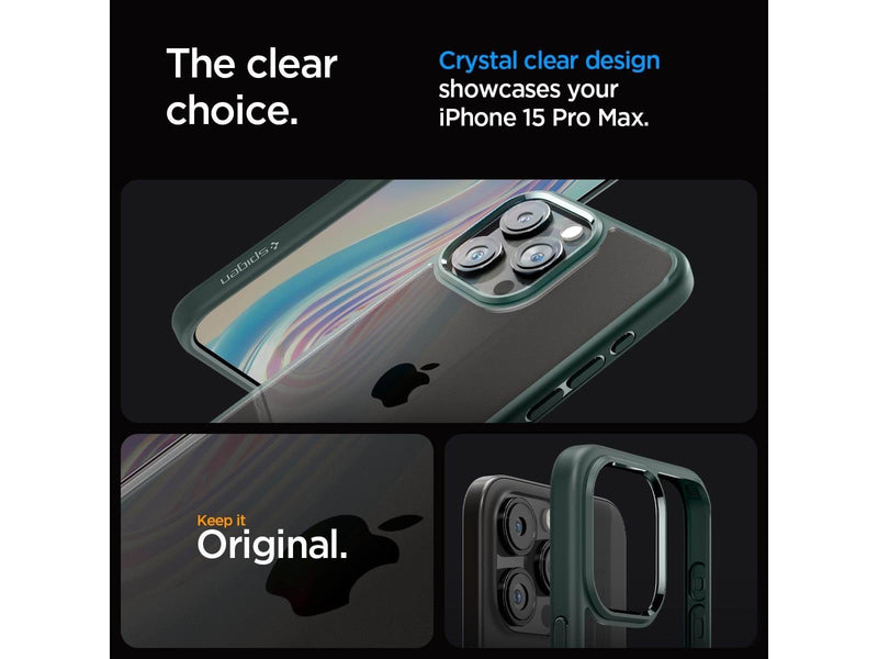 Spigen Ultra Hybrid - abyss green - iPhone 15 Pro Max