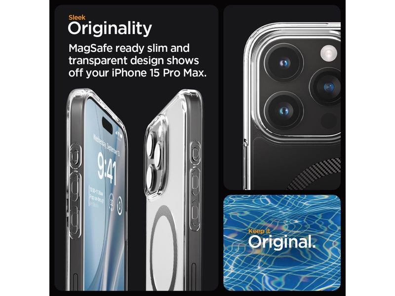 Spigen Ultra Hybrid MagSafe - carbon fiber - iPhone 15 Pro Max