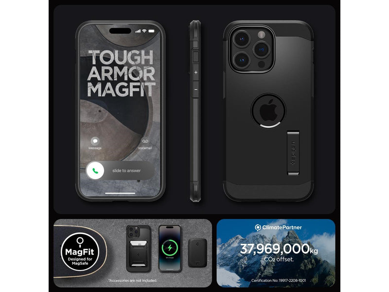 Spigen Tough Armor MagSafe - black - iPhone 15 Pro Max
