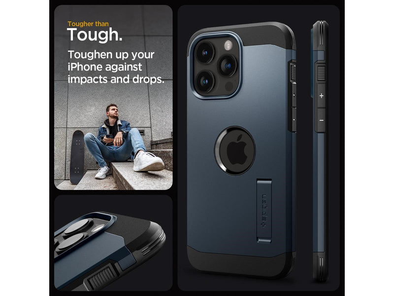 Spigen Tough Armor MagSafe - metal slate - iPhone 15 Pro Max