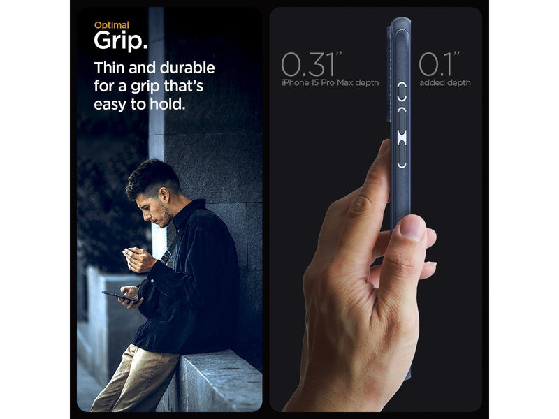 Spigen Mag Armor MagSafe - navy blue - iPhone 15 Pro Max