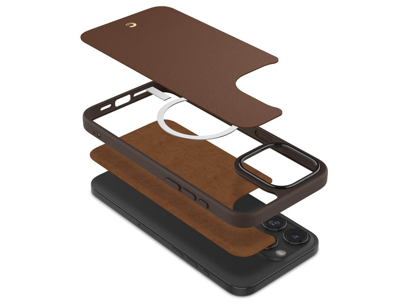 Spigen Cyrill Kajuk MagSafe - saddle brown - iPhone 15 Pro Max