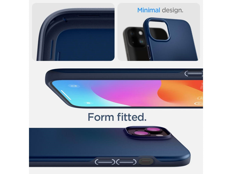 Spigen Thin Fit - navy blue - iPhone 15 Plus