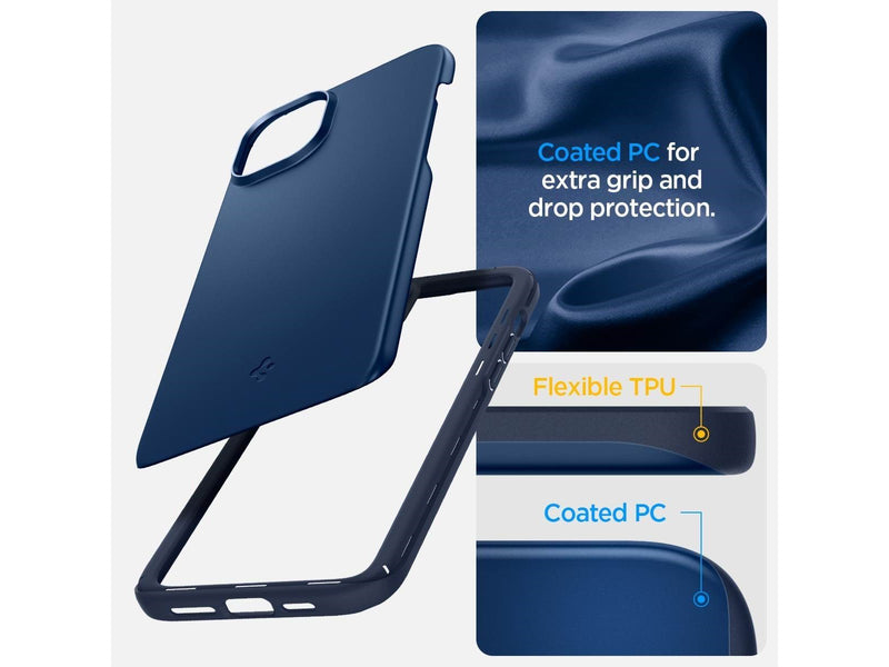 Spigen Thin Fit - navy blue - iPhone 15 Plus