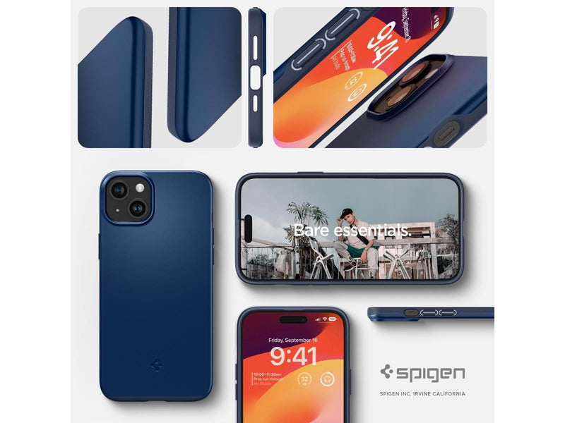 Spigen Thin Fit - navy blue - iPhone 15 Plus