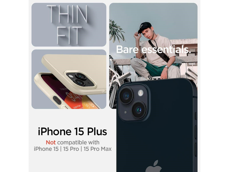 Spigen Thin Fit - mute beige - iPhone 15 Plus