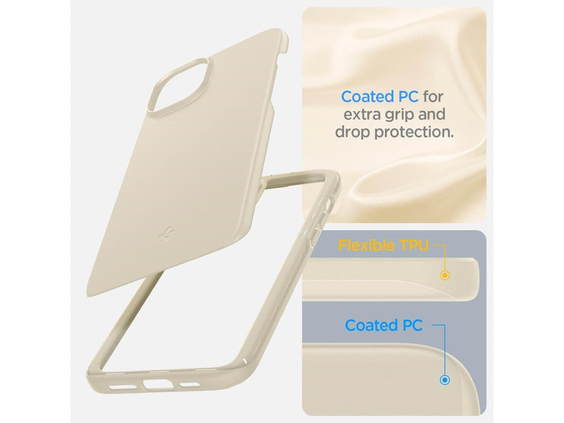 Spigen Thin Fit - mute beige - iPhone 15 Plus