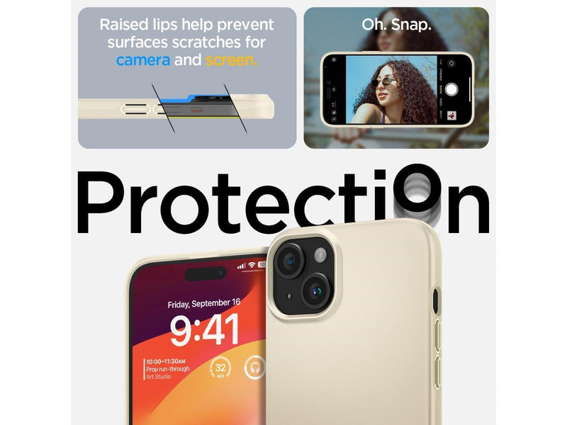 Spigen Thin Fit - mute beige - iPhone 15 Plus