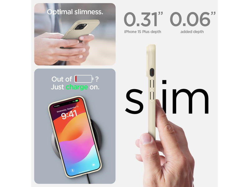 Spigen Thin Fit - mute beige - iPhone 15 Plus