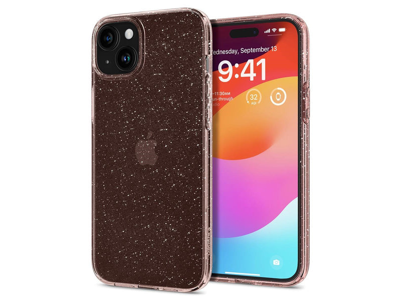 Spigen Liquid Crystal Glitter - rose quartz - iPhone 15 Plus