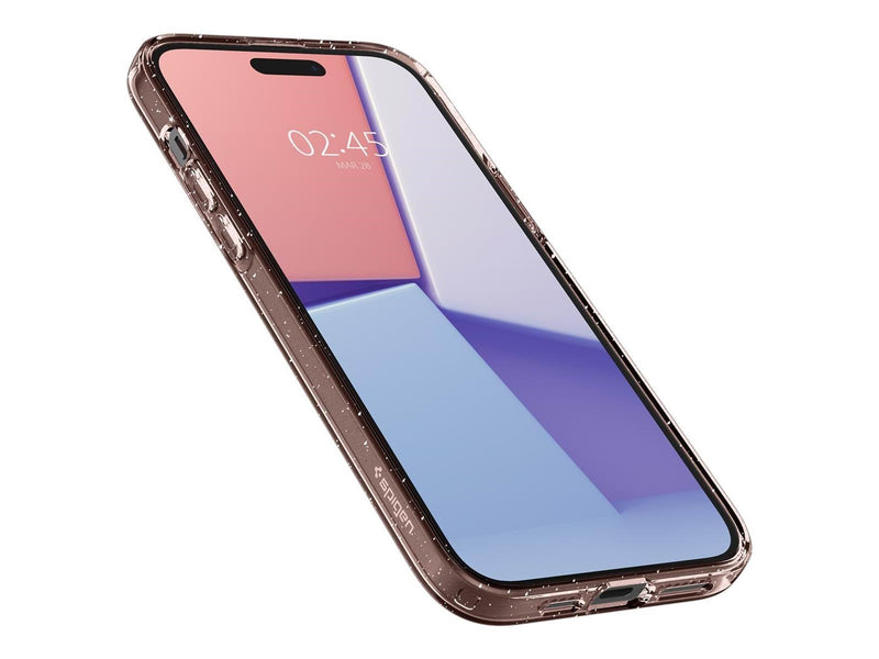 Spigen Liquid Crystal Glitter - rose quartz - iPhone 15 Plus