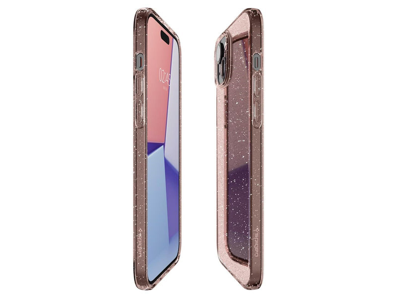 Spigen Liquid Crystal Glitter - rose quartz - iPhone 15 Plus