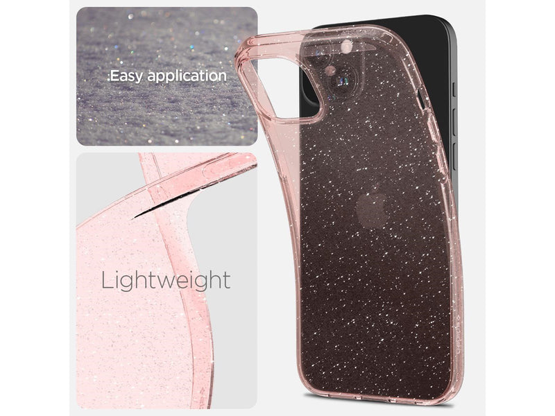 Spigen Liquid Crystal Glitter - rose quartz - iPhone 15 Plus
