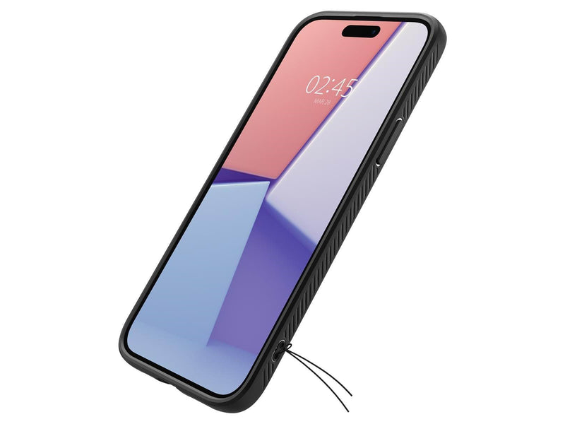 Spigen Liquid Air - matte black - iPhone 15 Plus