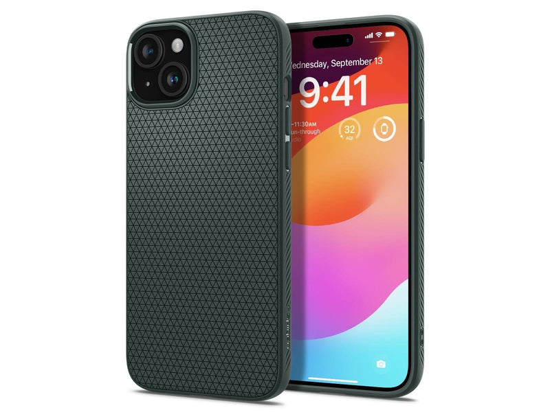 Spigen Liquid Air - abyss green - iPhone 15 Plus