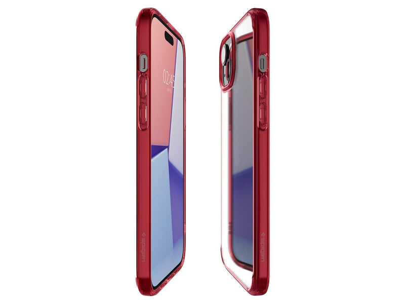 Spigen Ultra Hybrid - red crystal - iPhone 15 Plus