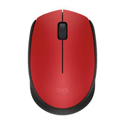 Logitech M171 Maus (kabellos, rot)