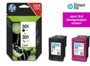 HP Original 301 Druckerpatronen - Multipack (N9J72AE)