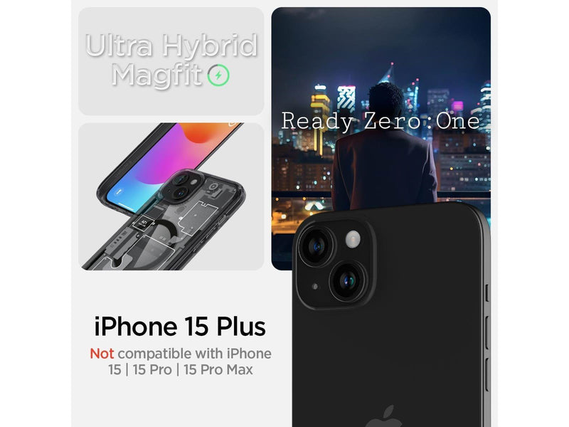 Spigen Ultra Hybrid MagSafe - zero one - iPhone 15 Plus