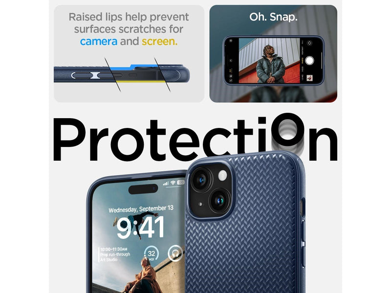 Spigen Mag Armor MagSafe - navy blue - iPhone 15 Plus