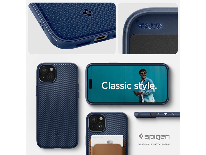 Spigen Mag Armor MagSafe - navy blue - iPhone 15 Plus
