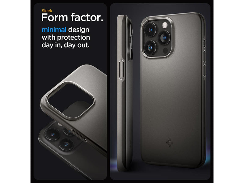 Spigen Thin Fit - gunmetal - iPhone 15 Pro