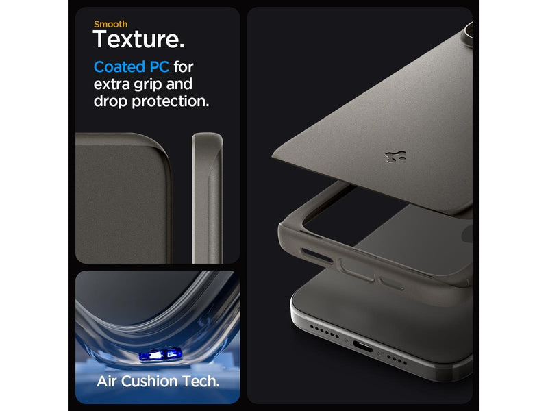 Spigen Thin Fit - gunmetal - iPhone 15 Pro