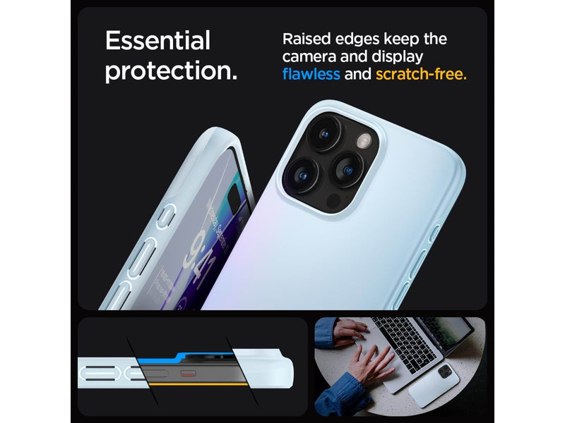 Spigen Thin Fit - mute blue - iPhone 15 Pro