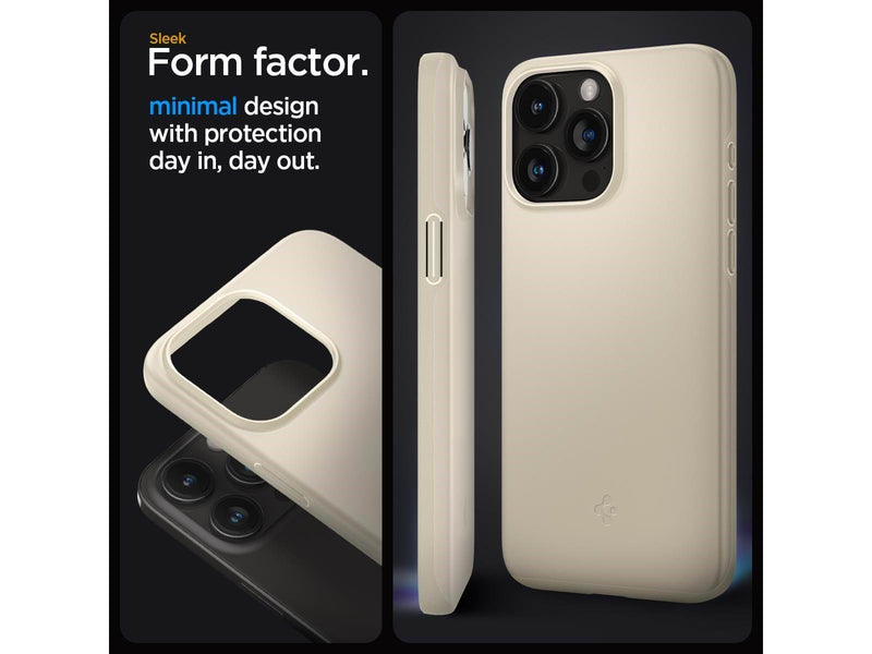 Spigen Thin Fit - mute beige - iPhone 15 Pro