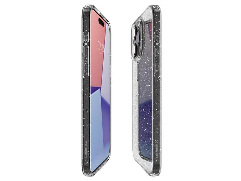 Spigen Liquid Crystal Glitter - crystal quartz - iPhone 15 Pro