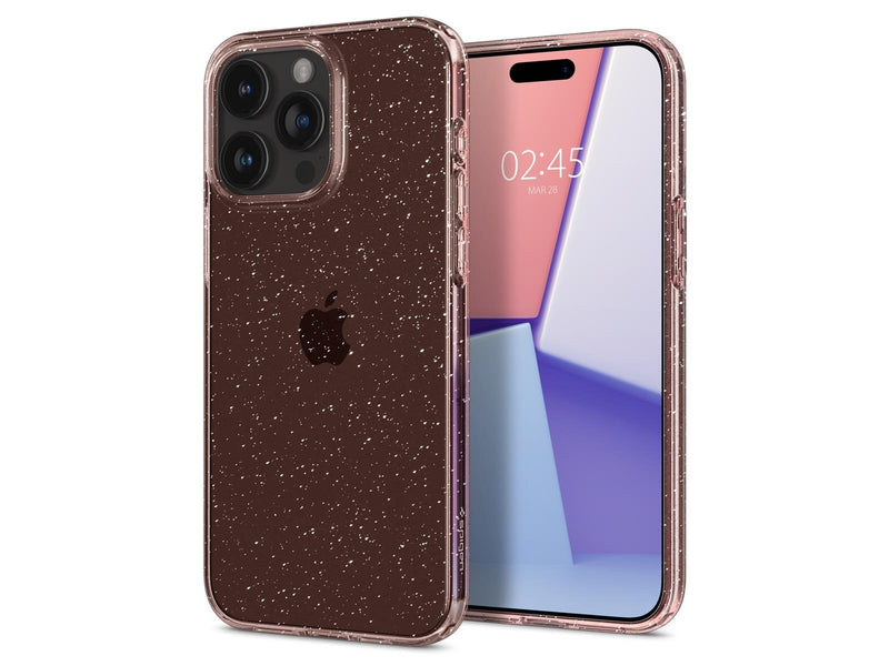 Spigen Liquid Crystal Glitter - rose quartz - iPhone 15 Pro