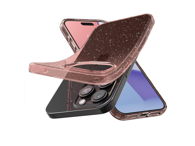 Spigen Liquid Crystal Glitter - rose quartz - iPhone 15 Pro