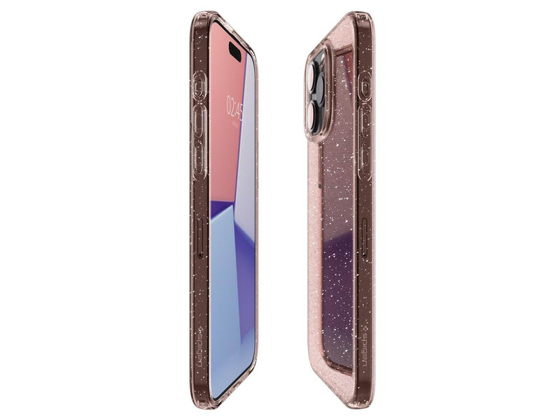 Spigen Liquid Crystal Glitter - rose quartz - iPhone 15 Pro