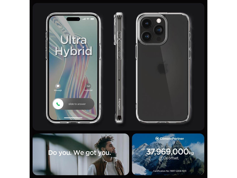 Spigen Ultra Hybrid - frost clear - iPhone 15 Pro