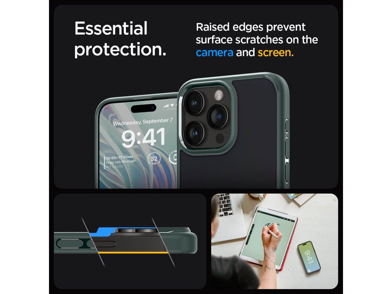 Spigen Ultra Hybrid - frost green - iPhone 15 Pro